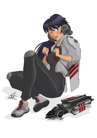 Aurora Star Citizen Ship Girl