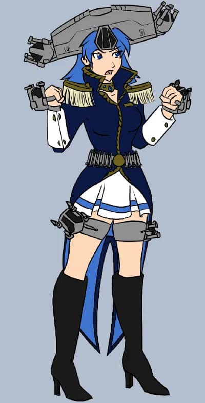 Hammerhead Star Citizen Ship Girl