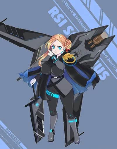 Scorpius Star Citizen Ship Girl