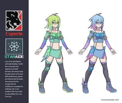 Talon Star Citizen Ship Girl
